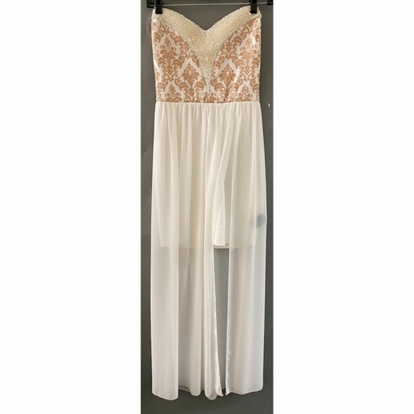 STRAPLESS Pearl Dress - Picture 1 of 5